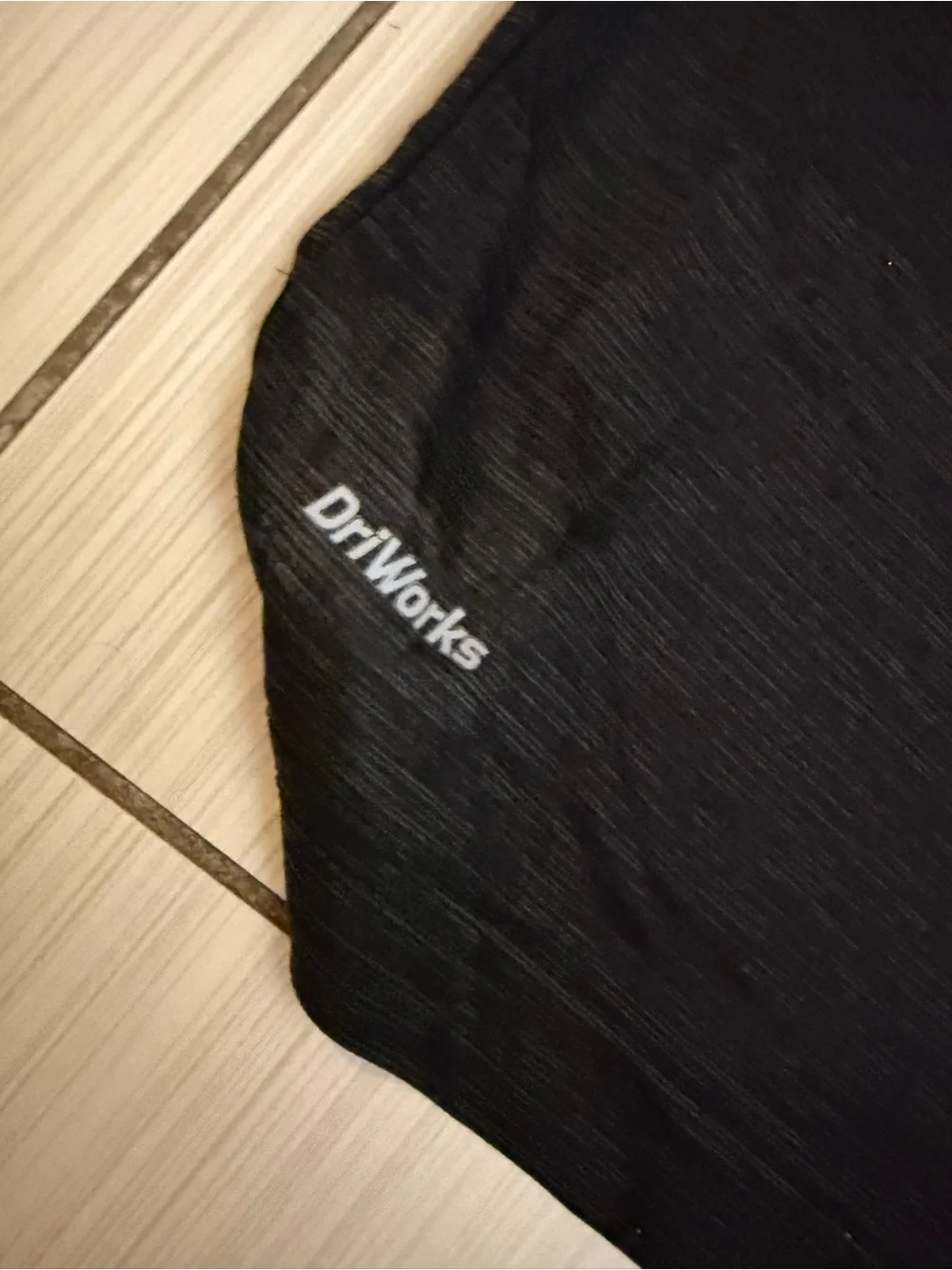 Athletic Works rich Black stripe Short-Sleeve Crewneck T-Shirt XL nwt